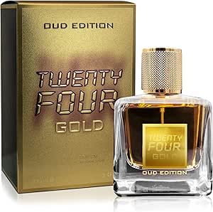 Twenty Four Gold Oud Edition Eau de Parfum By Fragrance World For Unisex, 100ml