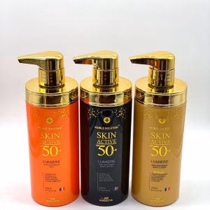 VISIBLE SOLUTION SKIN ACTIVE SPF 50+ ++ LUMIÈRE SKIN WHITENING BODY LOTION GOLD 400ML