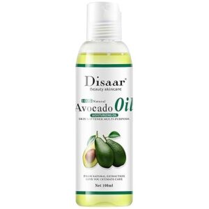 DISAAR Beauty Natural Softening Multi-Purpose Moisturizing Mineral Oil Relive Dry Skin 100ml/3.38fl.oz (Avocado Oil)
