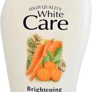 White Care Brightening Body Shampoo 2X Moisturising & Anti-Oxidant, Body Wash 1200ml Enriched with Carrot Extract and Licorice.