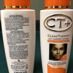 Ct+ Clear Therapy extra lightening lotion Flawless complexion with carrot oil