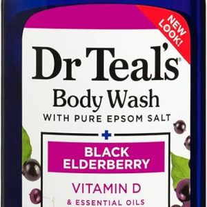 Dr Teal's Body Wash with Epsom Salt Black Elderberry
