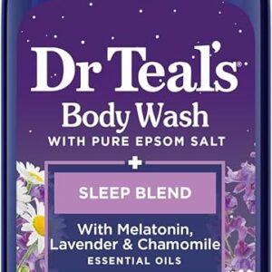 Dr Teal's Body Wash with Epsom Salt Sleep Blend with Melatonin