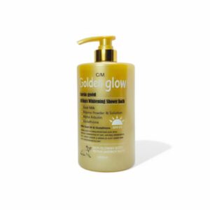 Intensive Golden Glow Caviar Gold Shower Gel for Body - Enriched with Goat Milk, Filipino Powder, Alpha Arbutin, and Glutathione, Skin Brightening and Glowing, Body Repairing