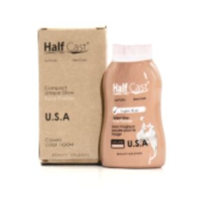 HALF CAST COMPACT UNIQUE GLOW FACE POWDER USA
