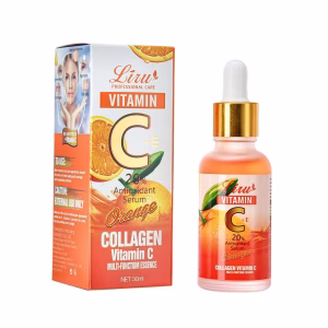 Professional Skincare Liru High Quality Anti-Aging Nourishing Orange Vitamin C Face Serum