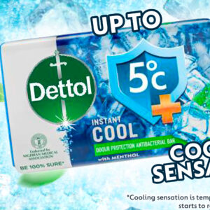 Dettol Cool Soap with up to 5°C Instant Cooling Sensation