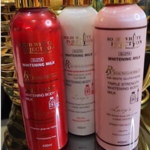 SOLID WHITENING INJECTION LOTIONS.. 8500 FOR EACH