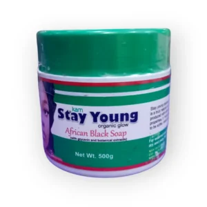 STAY YOUNG AFRICAN BLACK SOAP 500G