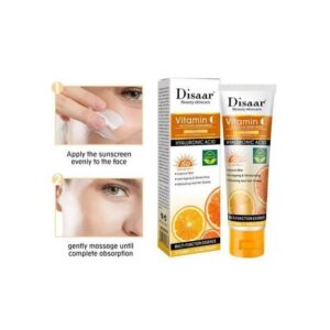 Disaar Vitamin C Whiten Sunscreen Glow And Moisture 50SPF, UVA/UVB PA+++(Disaar) 50gX1
