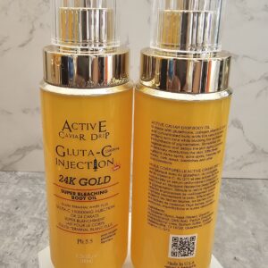 Active Caviar Drip Gluta-C Injection 24K Gold Super Bleaching Oil