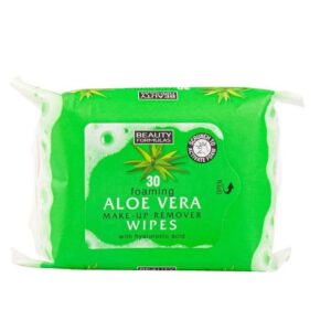 FOAMING ALOE VERA MAKE-UP REMOVER WIPES WITH HYALURONIC ACID 3PACKS OF 30