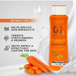 Q7Paris Carrot Half-Caste Intense Skin Lightening Complex Lotion - 300ml