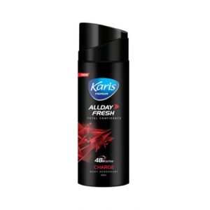 Karis Premium All day fresh CHARGE Body Deodorant Spray (200ml)