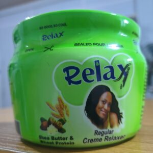 Relax Regular Creme Relaxer With Shea Butter And Wheat Protein, 400g