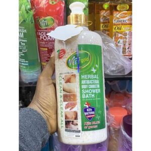 VEET GOLD HERBAL ANTIBACTERIAL BODY CORRECTOR SHOWER BATH