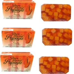 Pure Herbal Papaya Fruity Formula Whitener Herbal Soap
