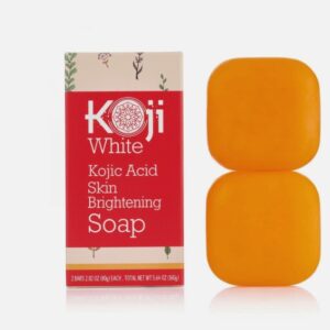 Kojic White Acid Skin Brightening Soaps Body Face Care Moisturizer 2.82Oz 2 Bars