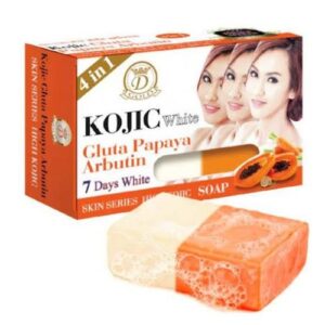 Kojic White 4 in 1 Gluta Papaya Arbutin Soap 7days