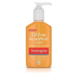Neutrogena Oil-Free Acne Wash, a dermatologist-recommended acne-fighting facial cleanser