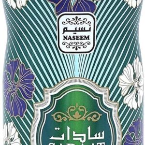 Naseem Sadaat Body Spray for Men & Women 200 ml, Subtle Tone Eau De Parfum, Refreshing and Long-Lasting Fragrance Mist, All-Day Freshness, Premium Quality Body Perfumes for Everyday Use