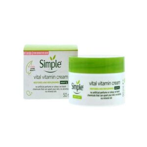 Simple Vital Vitamin Night Cream, 50ml (Restore & Replenish)
