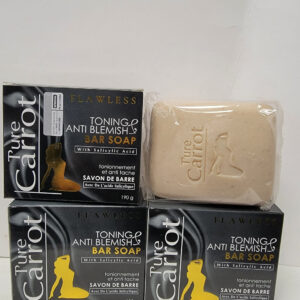 PURE CARROT FLAWLESS TONING ANTI BLEMISH BAR SOAP
