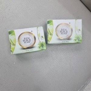 Ren black soap with Aloe Vera